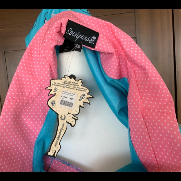 SOURPUSS Dress Pink Elephants on Parade, Size XL - Picture 10 of 10